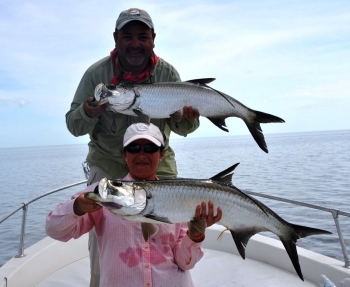 Yucatan Mexico fly fishing guide for Tarpon